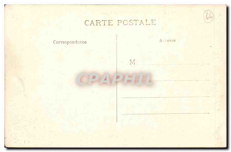 Font Romeu CPA Le grand hotel — Rückseite