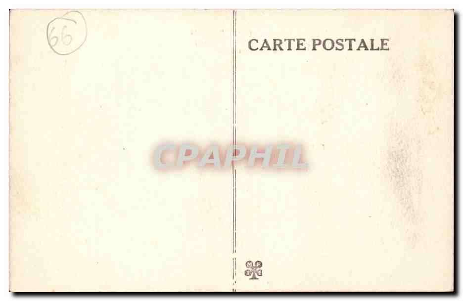 Font Romeu CPA Le grand hotel — Rückseite
