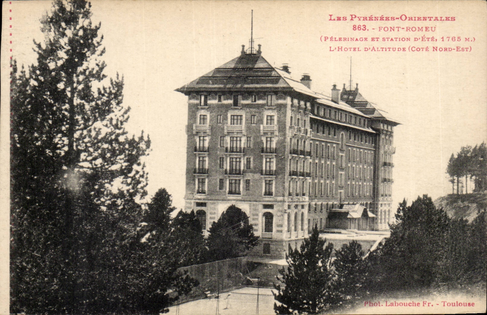 Font Romeu CPA Pelerinage et station d'ete Hotel