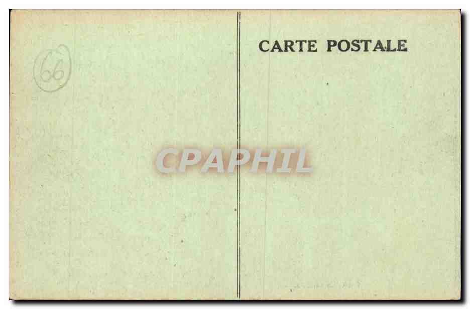 Mont Louis CPA Les remparts et la chaine des Pyrenees — Rückseite