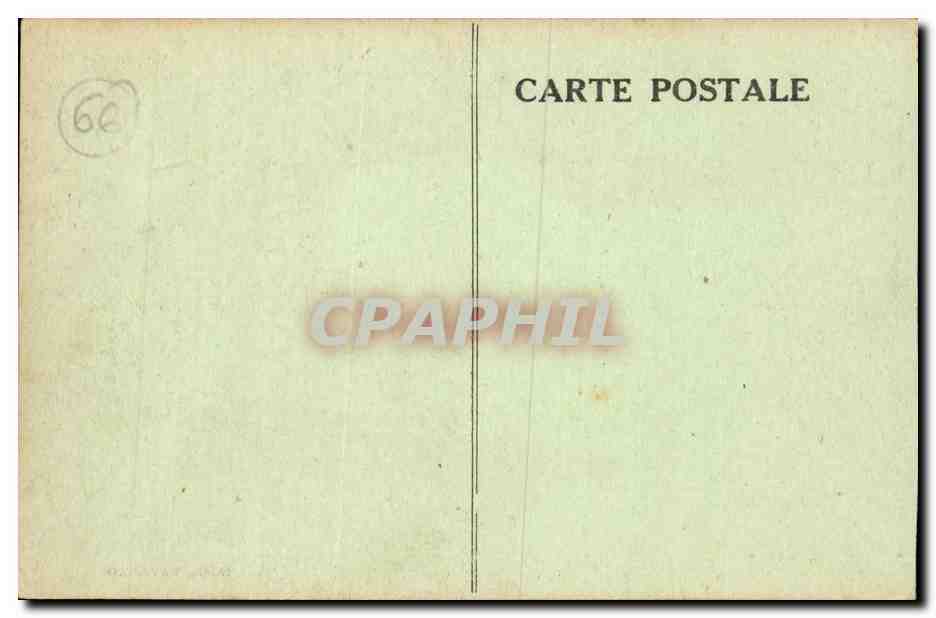 Mont Louis CPA La citadelle — Rückseite
