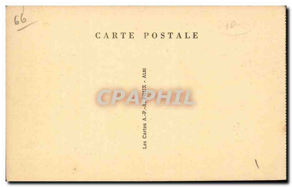 Perpignan CPA Le pont sur la Basse et le CAstillet — Rückseite