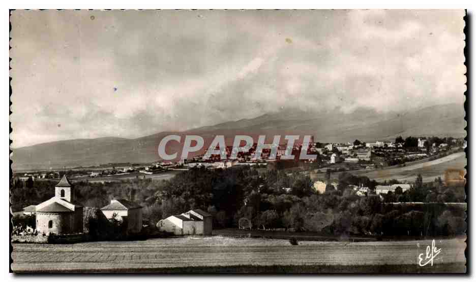 Bourg Madame CPA Vue generale avec Hix et Puigcerda