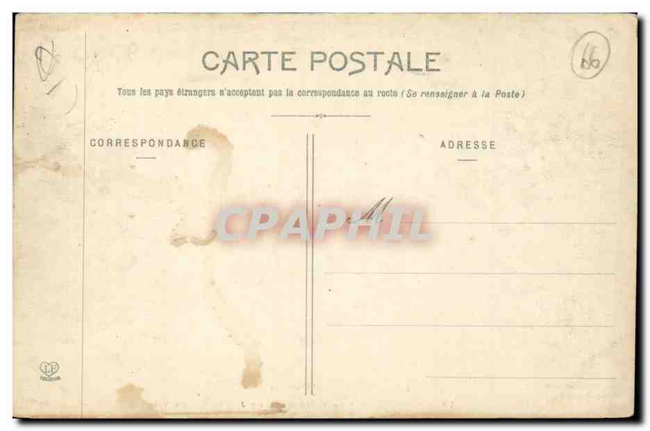 Perpignan - la Piece d'eau du jardin des plantanes - CPA  — Rückseite