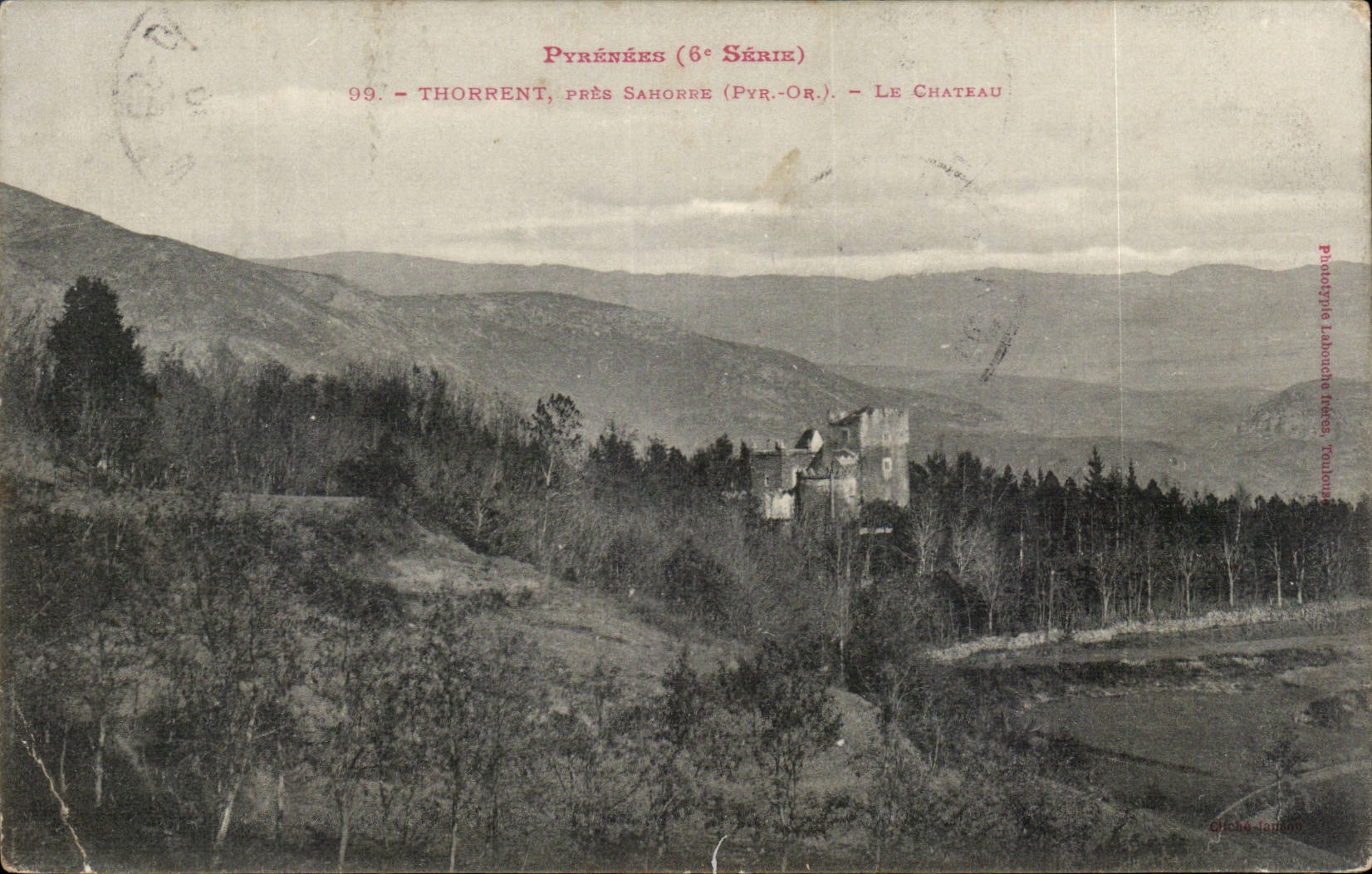 Pyranees 6 Serie - Thorrent - pres Sahorre - Le Chatea - CPA 