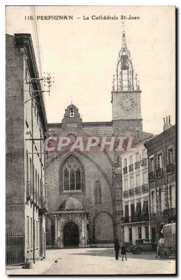 Perpignan - La Cathedrale St Jean - CPA 