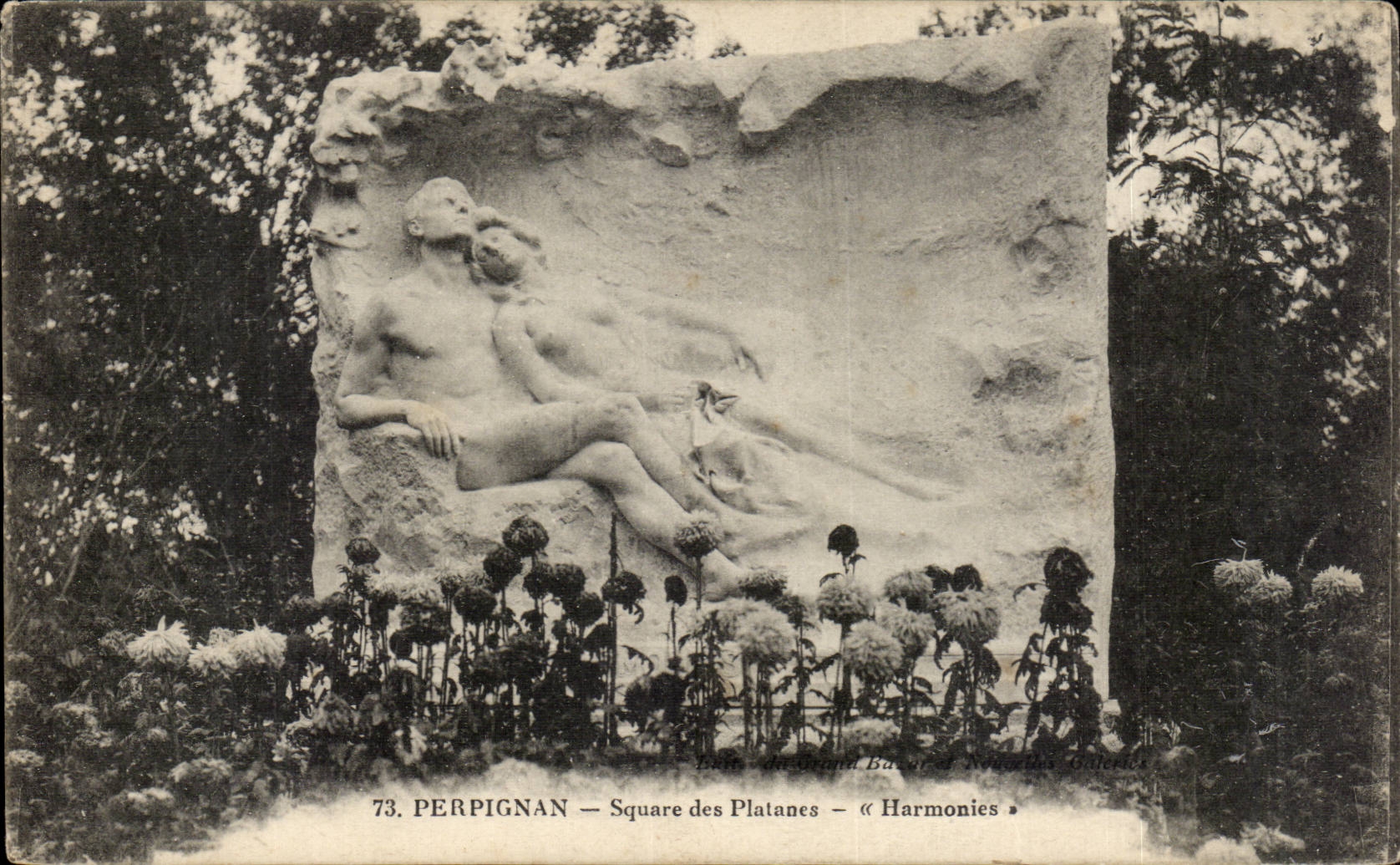 Perpignan - Square des Platanes - CPA 