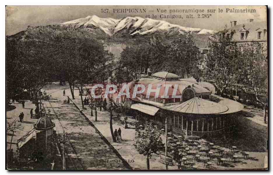 Perpignan - Vue Panoramique sur le Palmarium CPA 