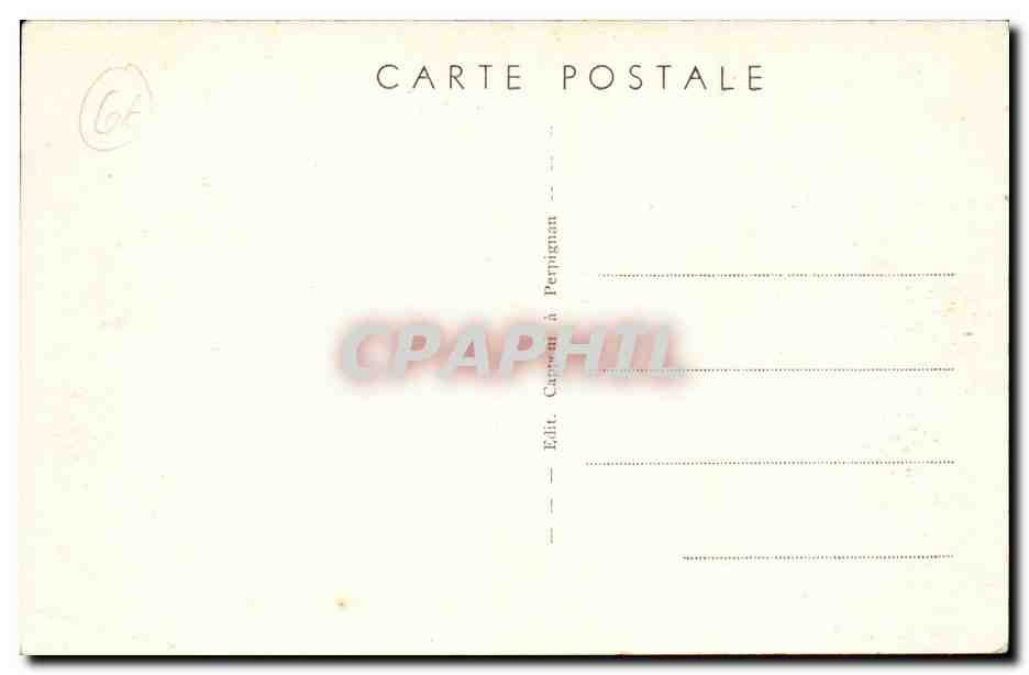 Perpignan - le Palmarium CPA  — Rückseite