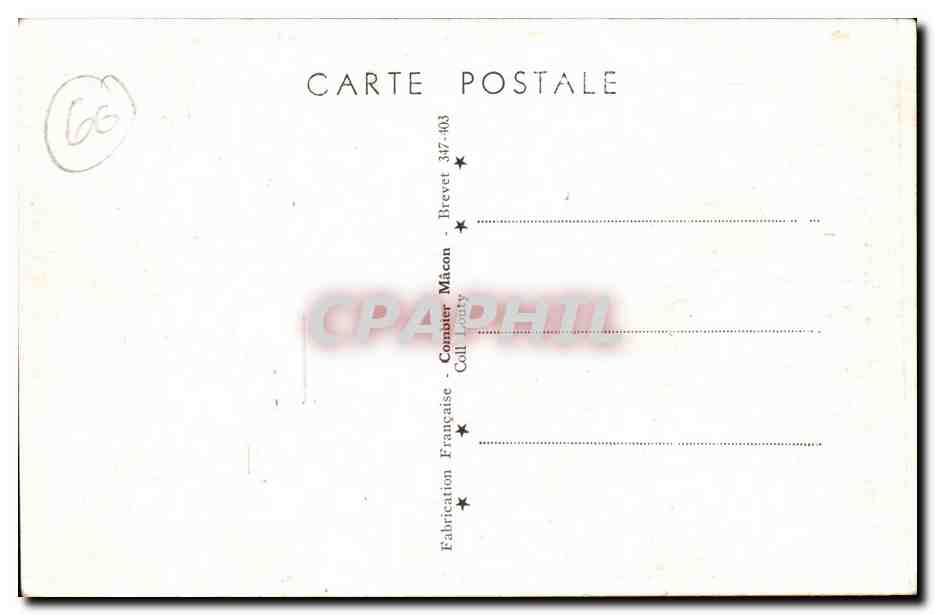 Perpignan - Le Castillet - Ancienne Prison d'etat CPA  — Rückseite