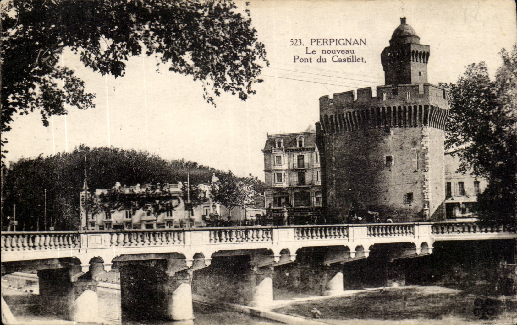 Perpignan - Le Noveau Pont de Castillet CPA 