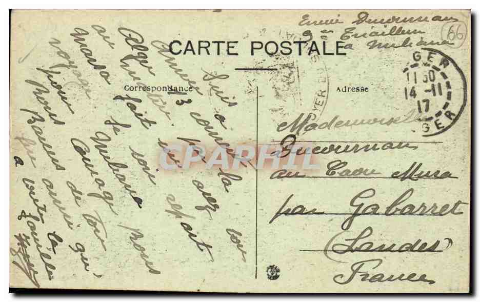 Perpignan - Vue Panoramique sur les Quais CPA  — Rückseite