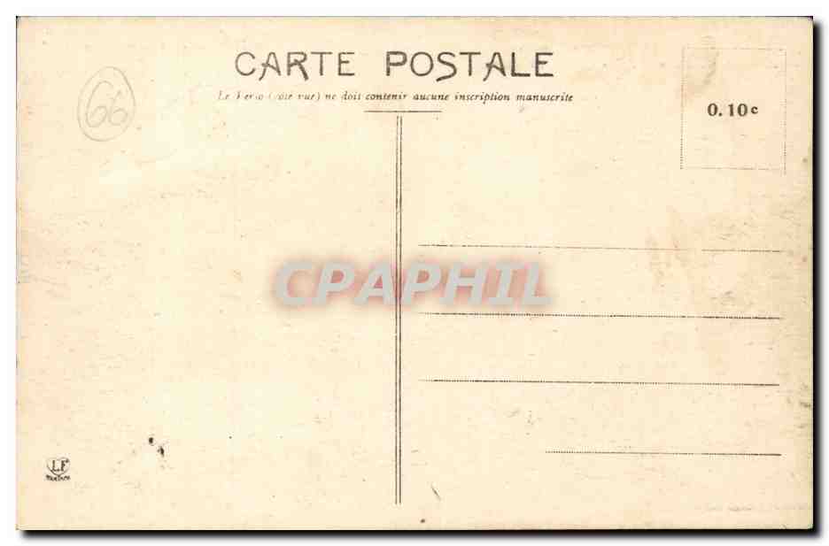 Mont Louis - La Citadelle au Fond La Chaine des Pyranees - CPA  — Rückseite