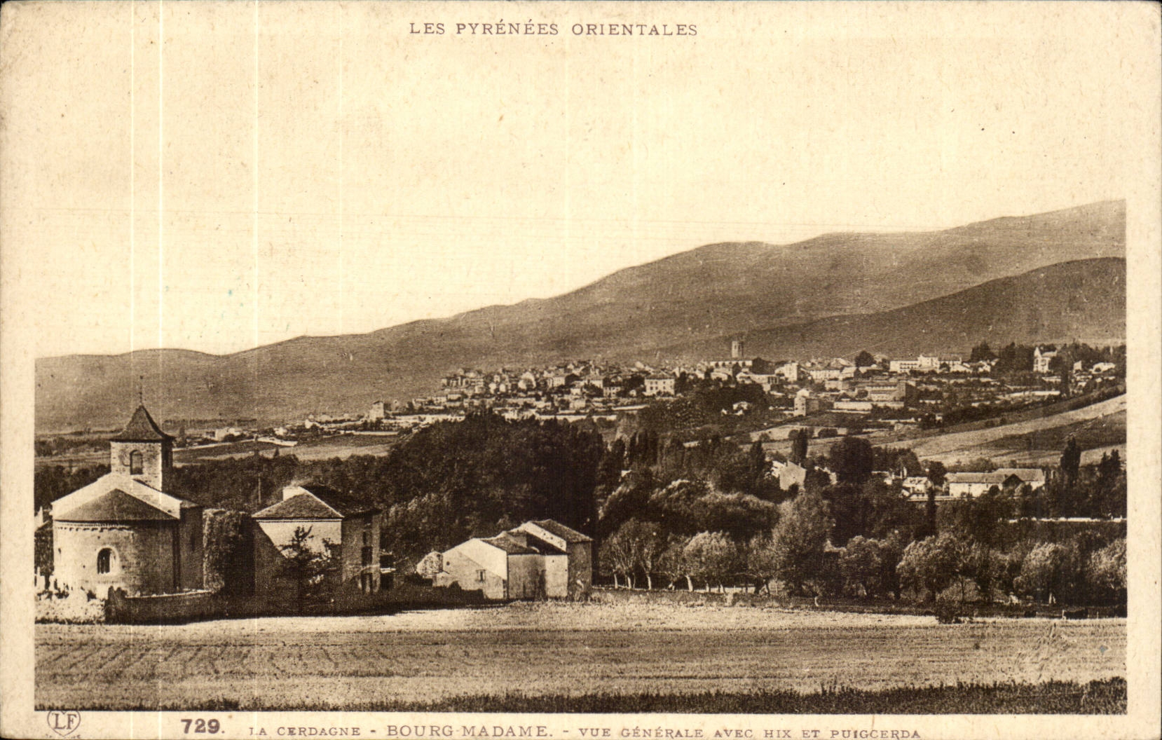 Le Cerdagne - Bourg Madame Vue Generale - CPA 