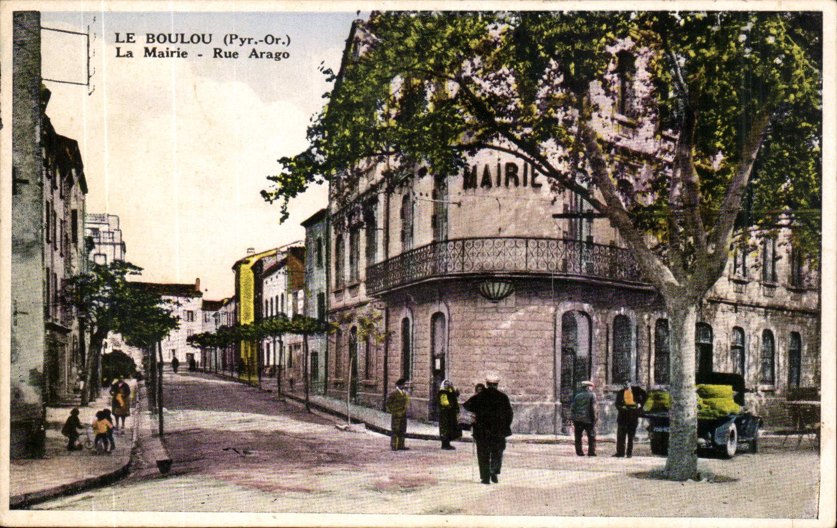 Le Boulou - La Mairie - Rue Arago - CPA 