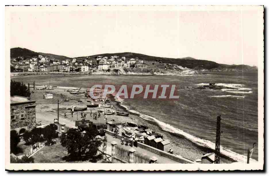 Banyuls sur Mer CPA La plage La baie Le rocher
