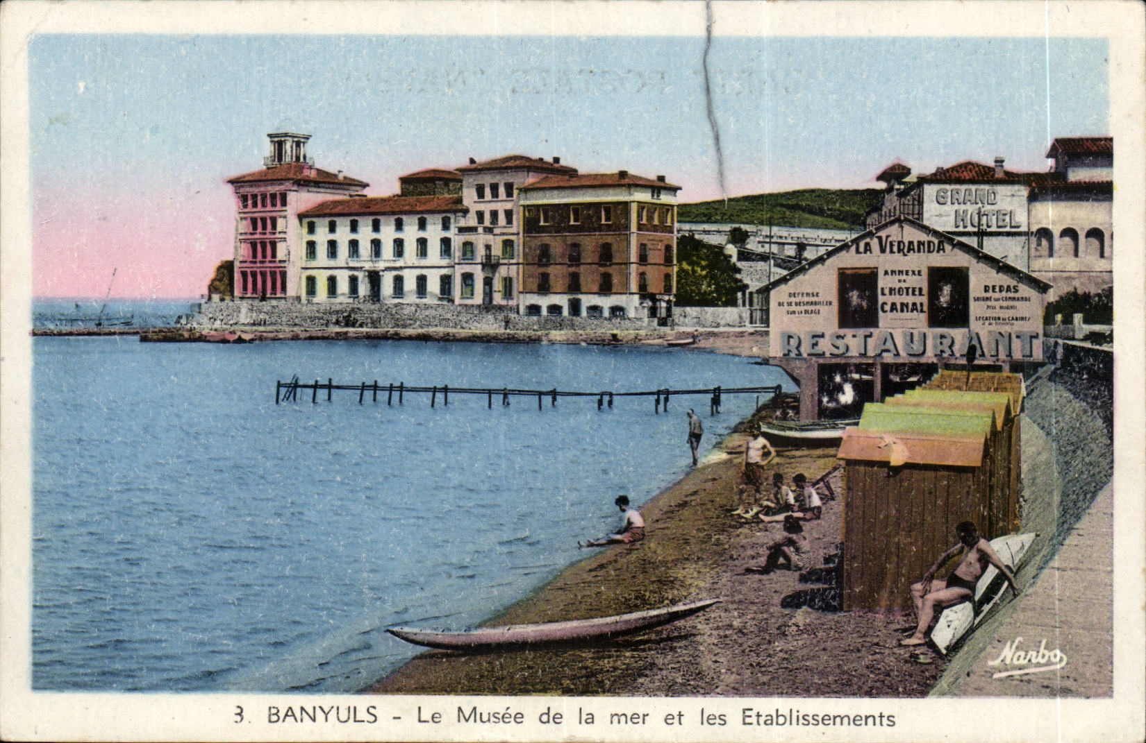 Banyuls sur Mer CPA Le musee de la mer et les etablissements