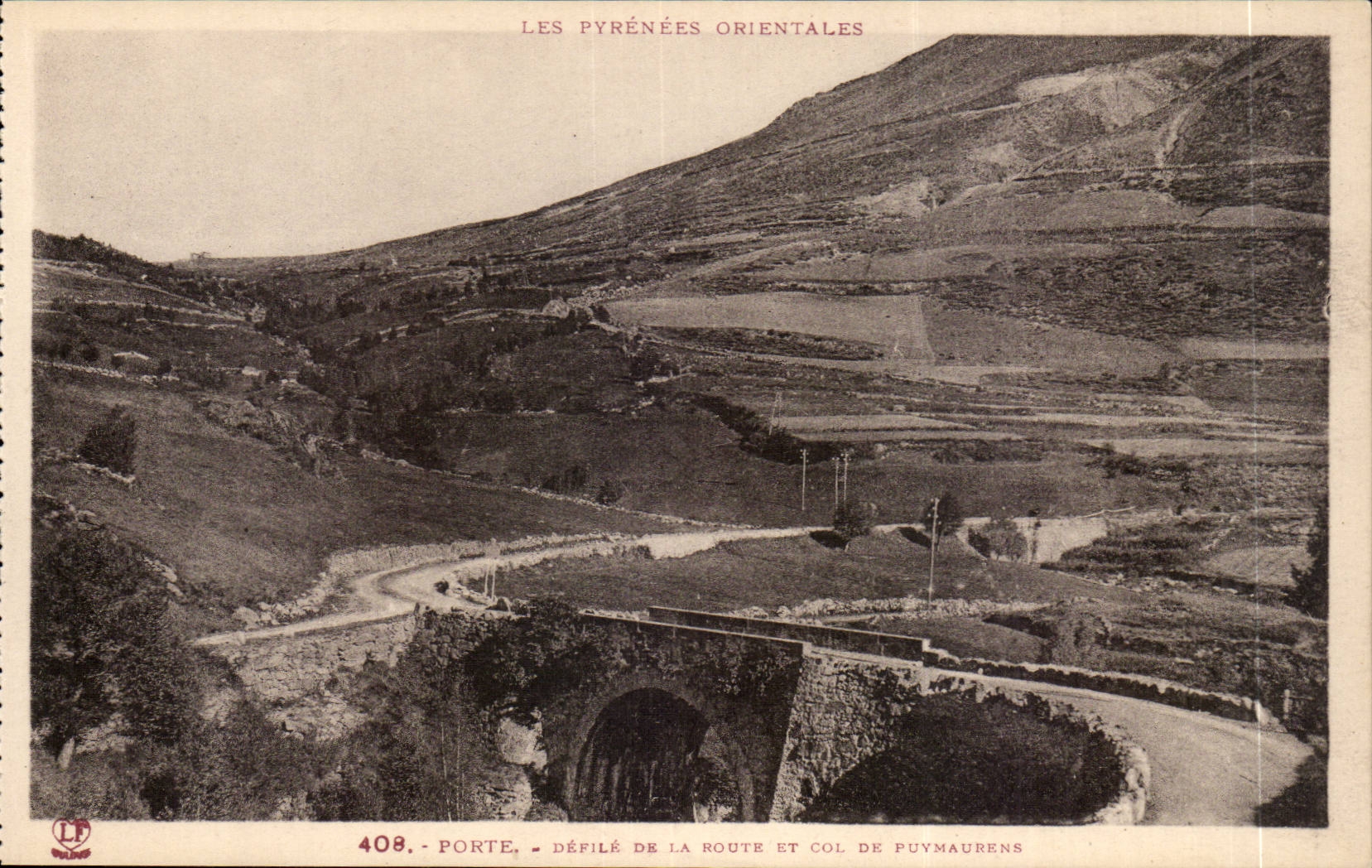 CPA Porte Defile de la route et col de Puymaurens