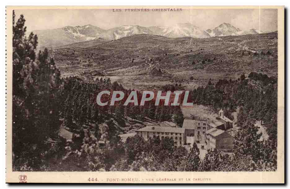 CPA Font Romeu Vue generale et le CArlitte