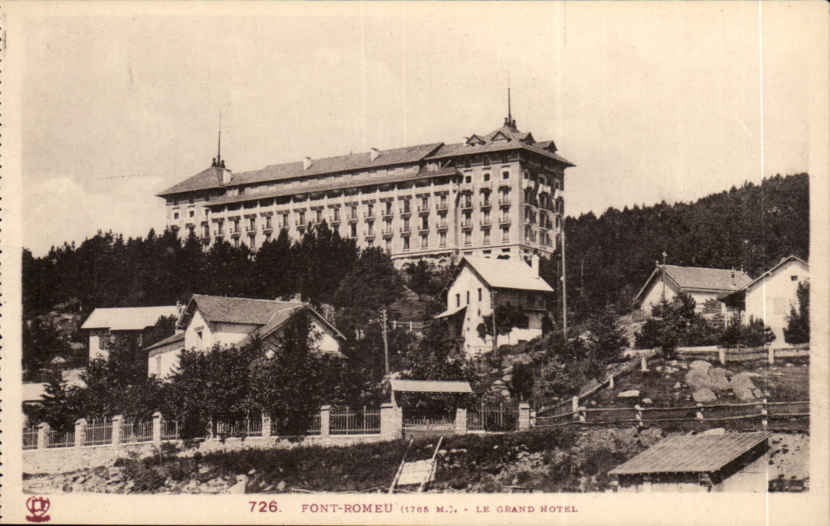 CPA Font Romeu Le grand hotel