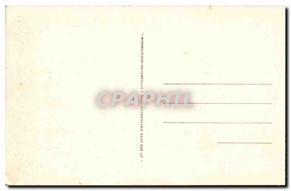 Font Romeu CPA Le grand hotel (Henri Martin) — Rückseite