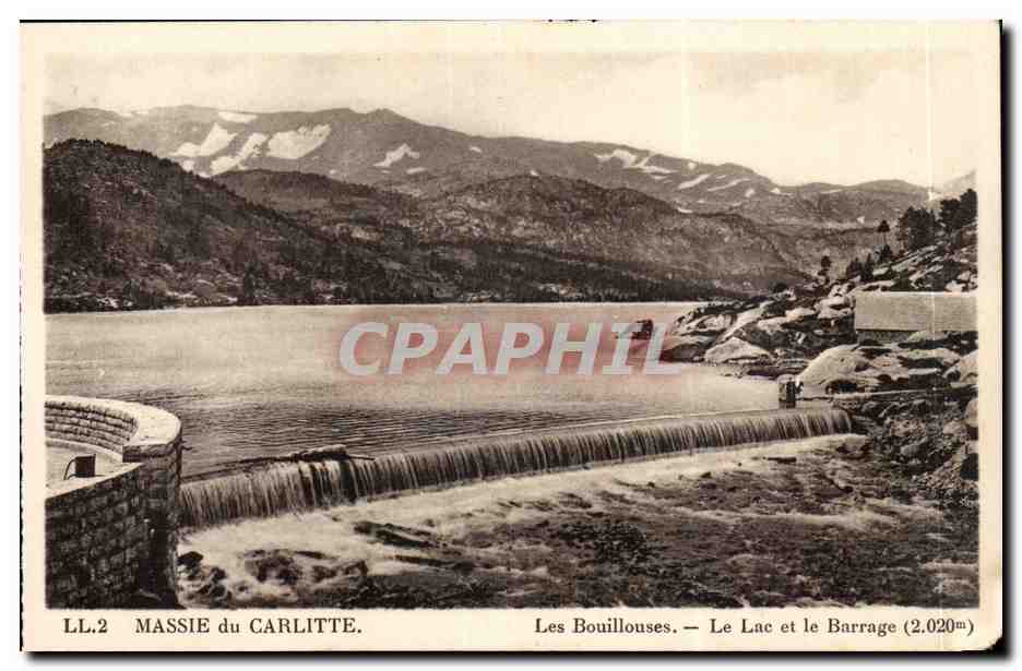 Massie du CArlitte CPA Les Bouillouses Le lac et le barrage
