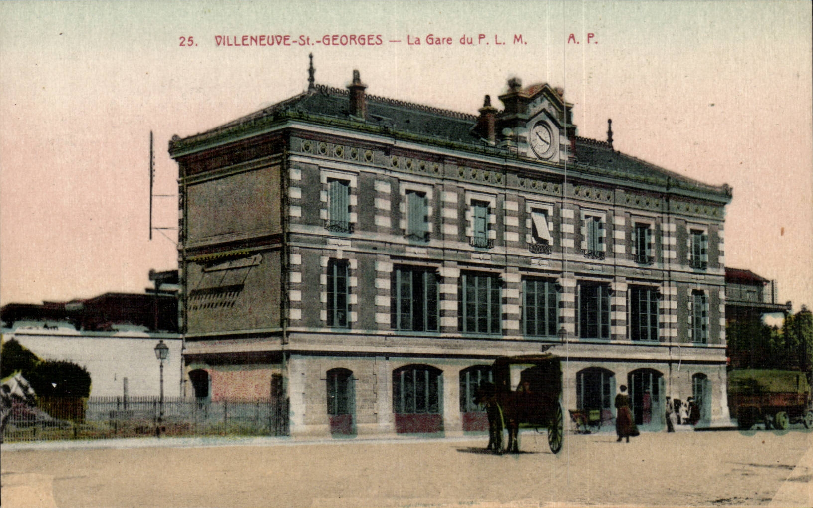 Villeneuve-St-Georges — Die P.L.M.-Bahnhof — A.P.