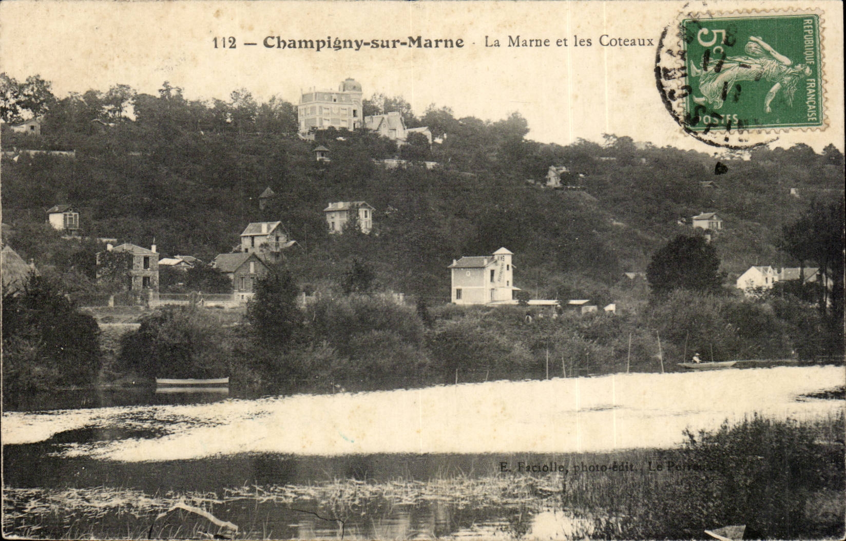 Champigny sur Marne CPA La Marne et les coteaux