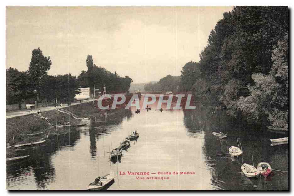 La Varenne CPA Bords de Marne Vue artistique