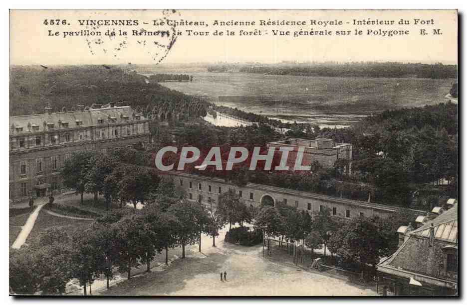 Vincennes CPA Le chateau residence royale