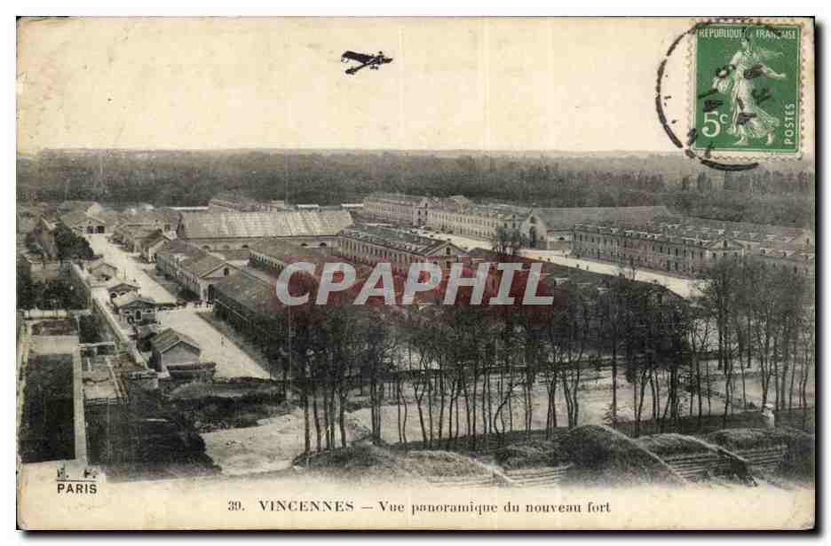 Vincennes CPA Vue panoramique du nouveau fort 
