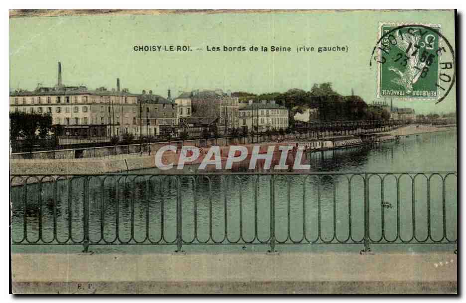 Choisy le Roi CPA Les bords de Seine (rive gauche)