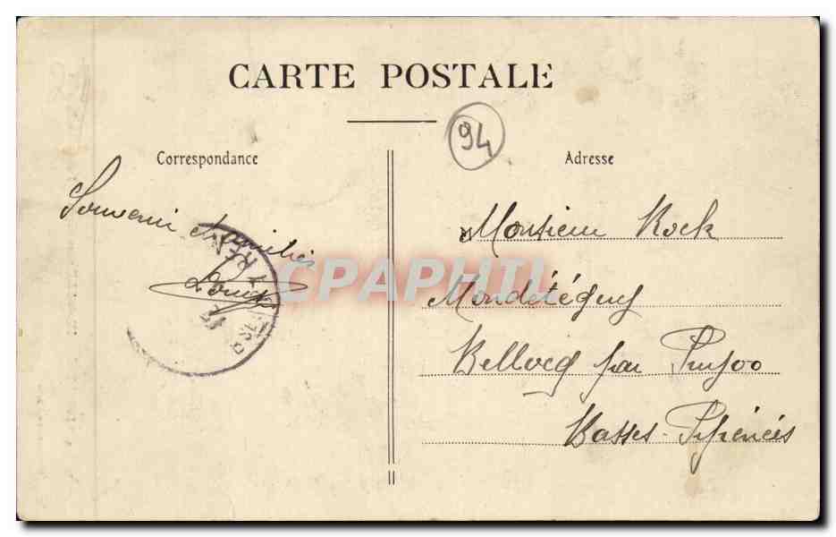 Vincennes — Hôpital Militaire Bégin — Entrée des Malades — P. Marimuse, Paris — Reverso