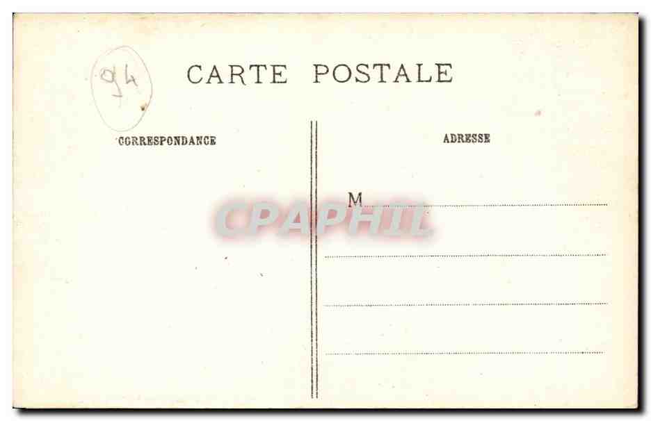 Vincennes — Intérieur de la Chapelle du Fort — E.M. n°4535 — Verso