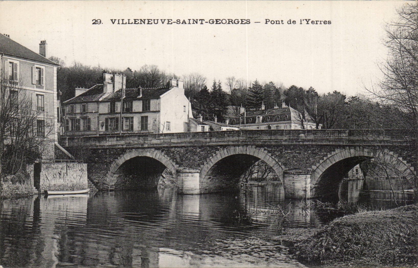 Villeneuve Saint Georges CPA Pont de l'yerres