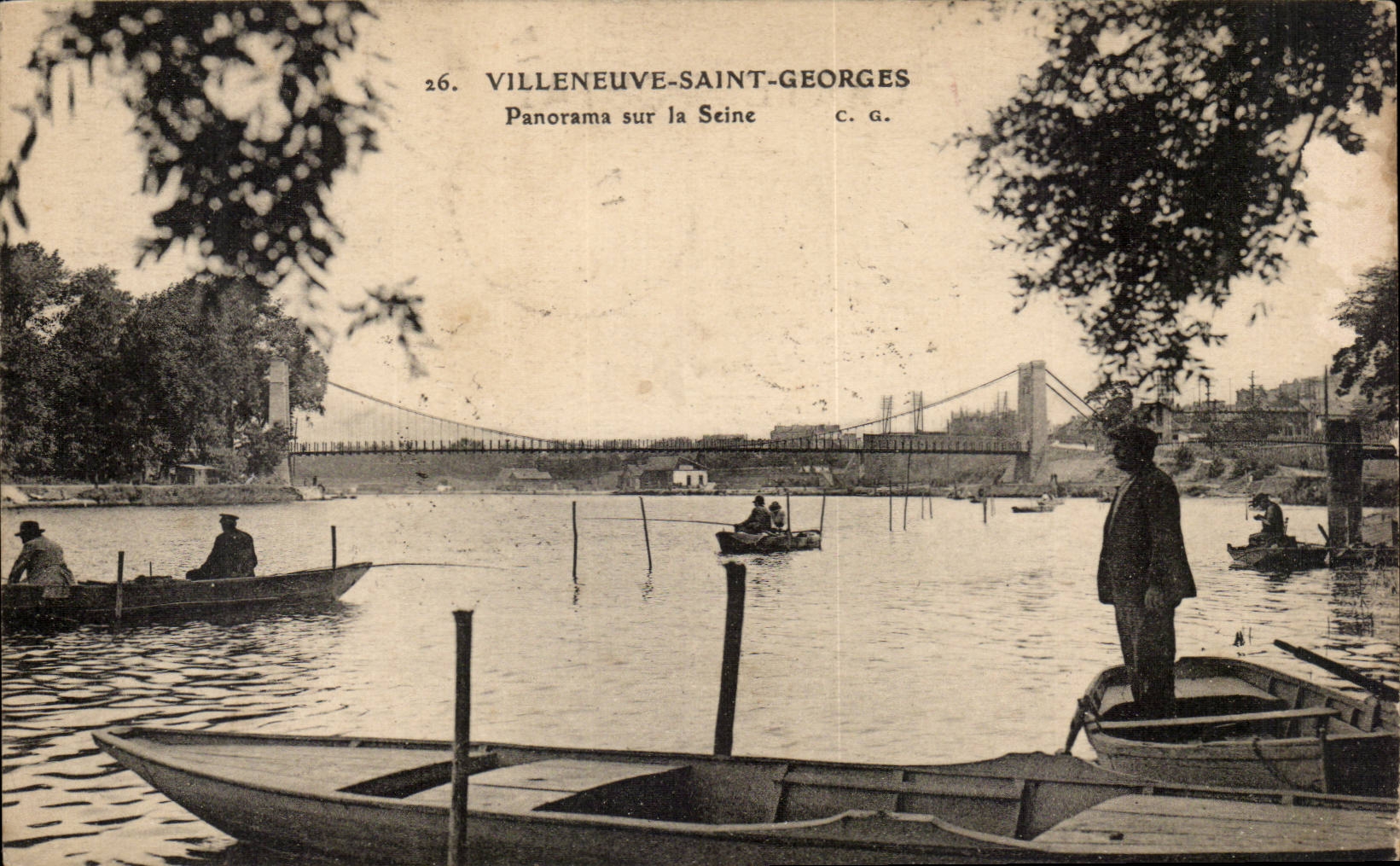 Villeneuve Saint Georges CPA Panorama sur la SEine