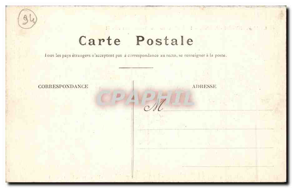 Champigny sur marne CPA La plateforme du monument 1870 1871 guerre — Back