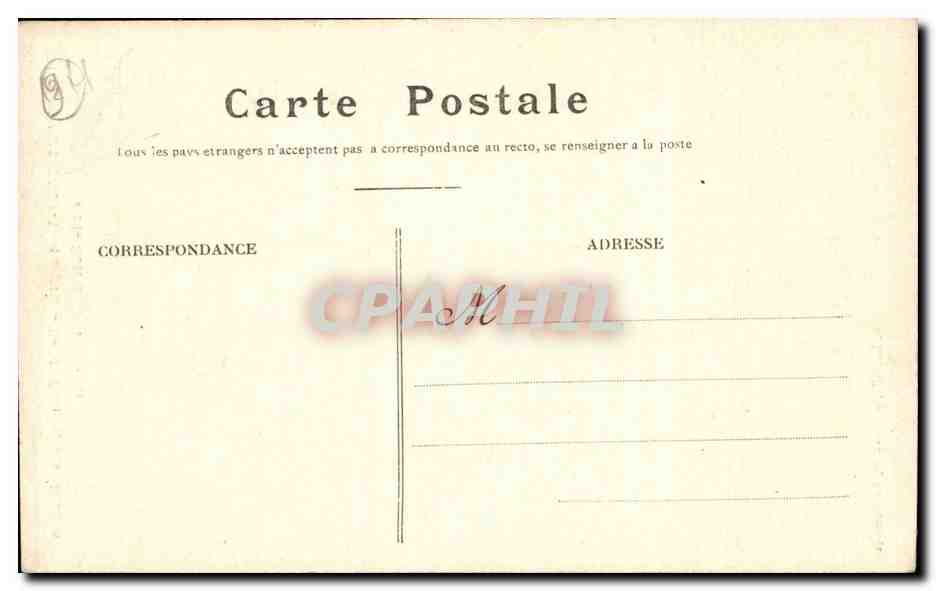 Champigny sur Marne CPA Le monument des mobiles de la Cote d'or (1870 1871) — Back