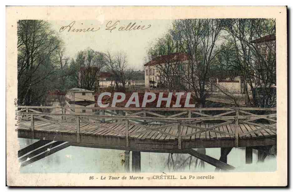 Le Tour de Marne Creteil CPA La passerelle