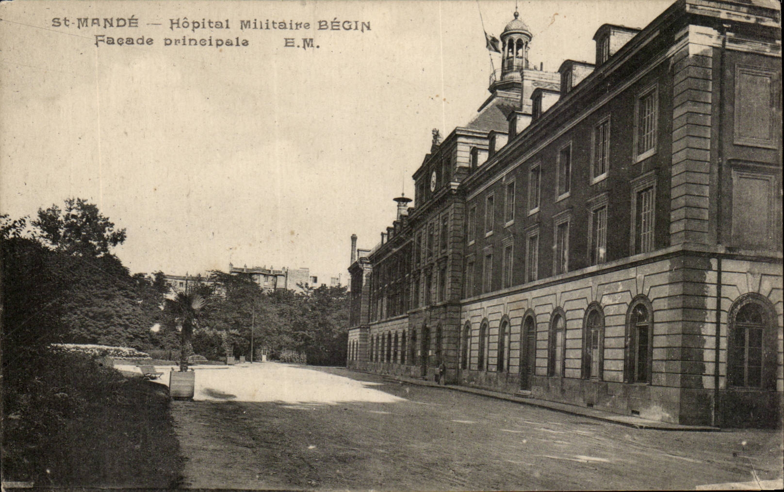 Saint Mande CPA Hopital militaire Begin Facade principale