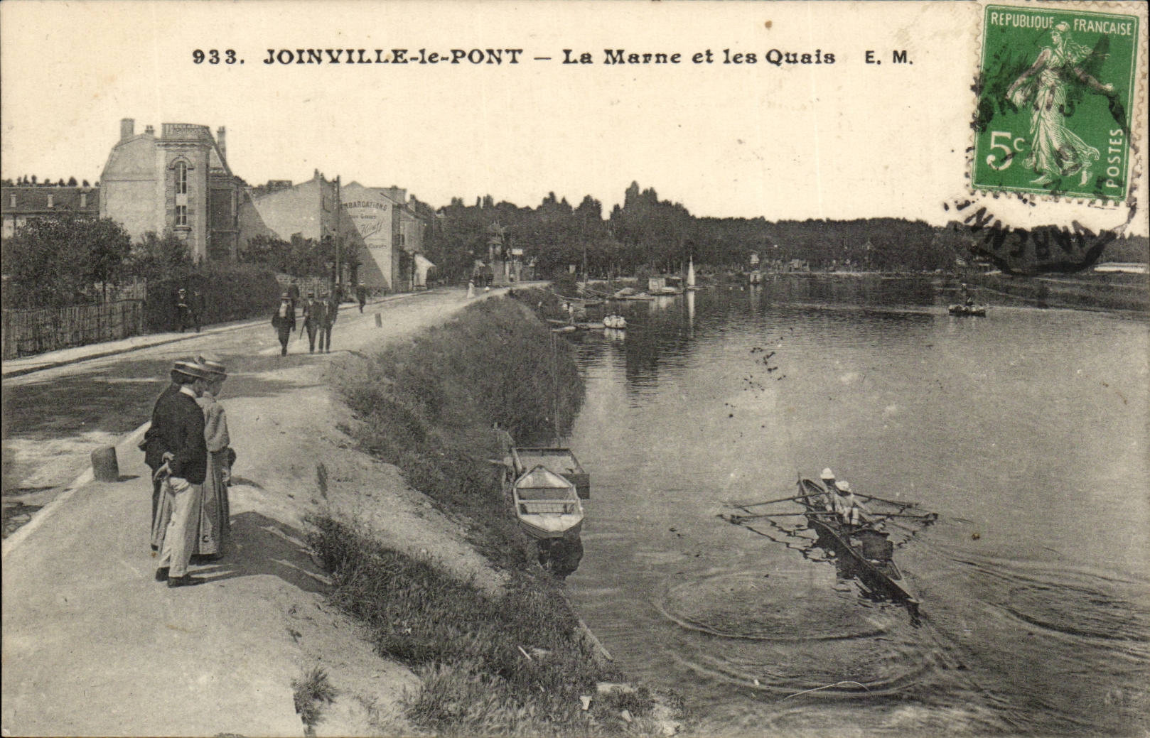 Joinville-le-Pont — La Marne y los Muelles — E. M.