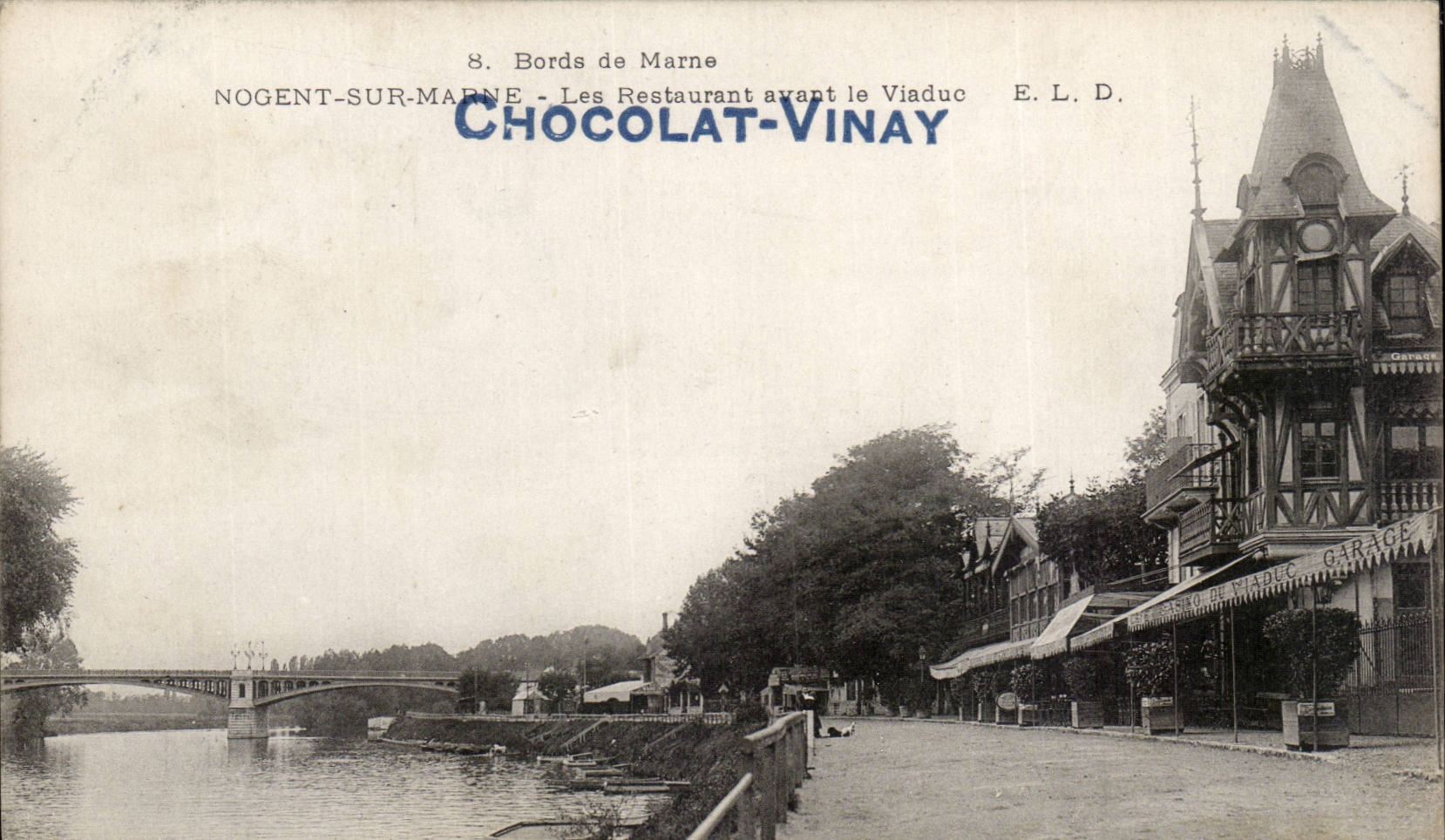 Nogent sur Marne CPA Les restaurant avant le viaduc