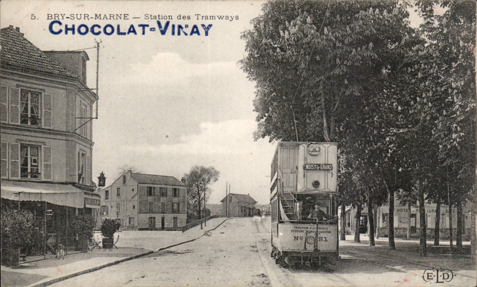 Bry sur Marne CPA station des tramways