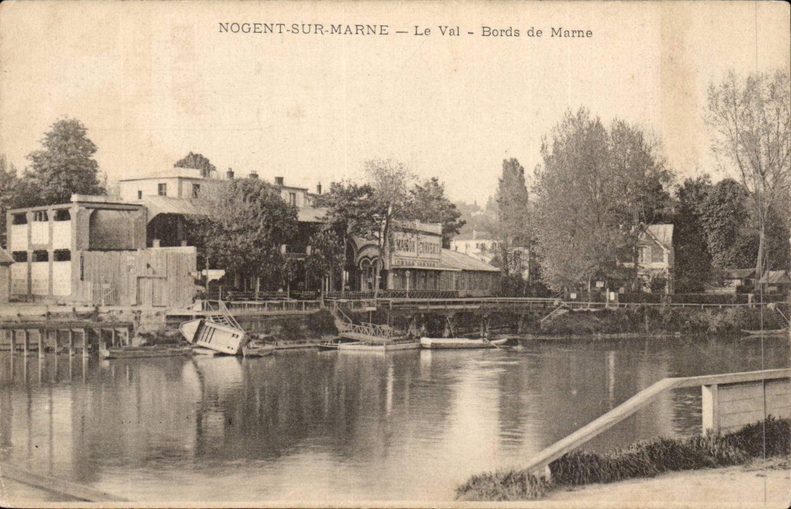 Nogent sur Marne CPA Le Val Bords de Marne