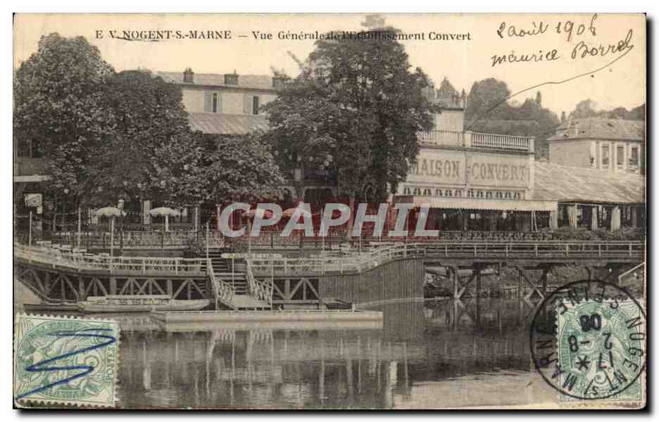 Nogent-sur-Marne — Vista general del establecimiento Convert — Editor E.V. Nogent-S-Marne, n° no visible