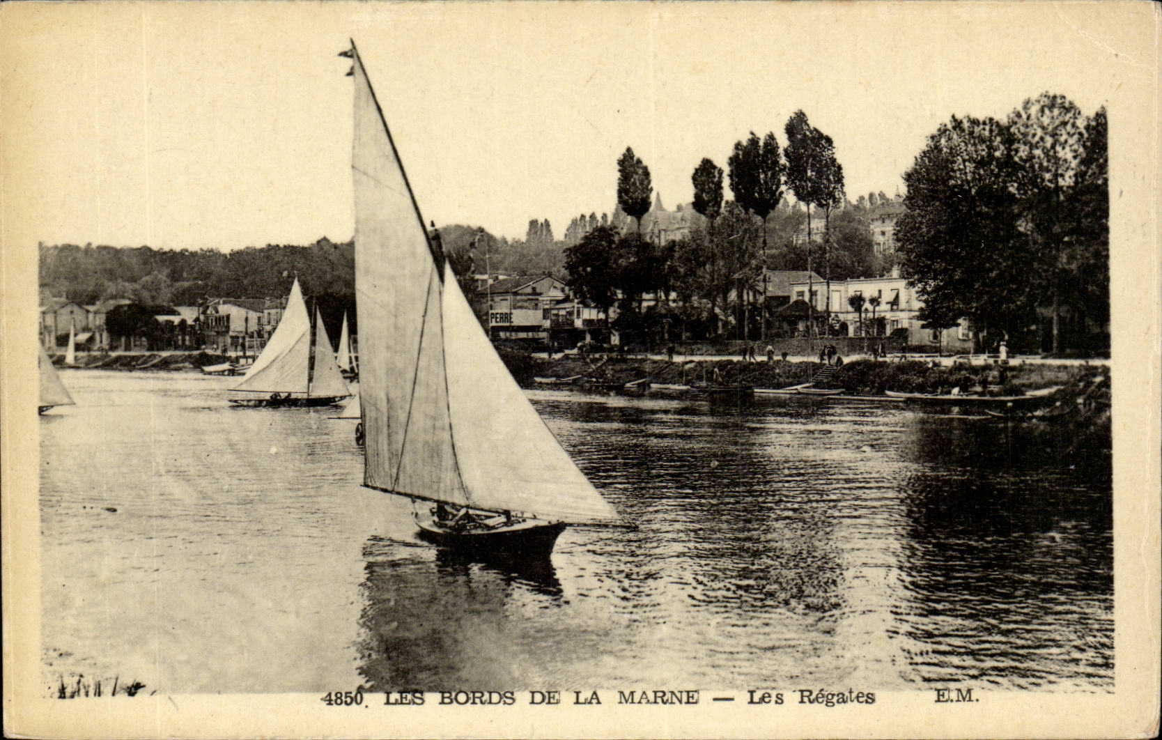 Les Bords de la Marne — Les Régates — E.M. n°4850
