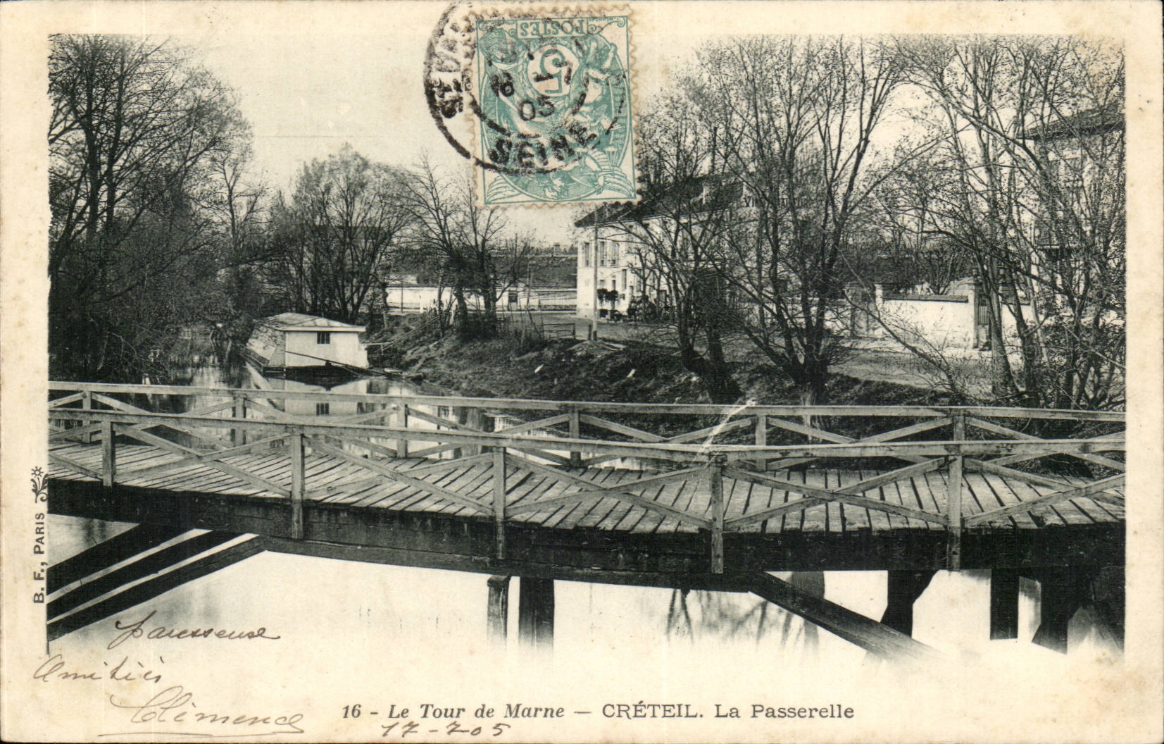 Le Tour de Marne CPA Creteil La passerelle