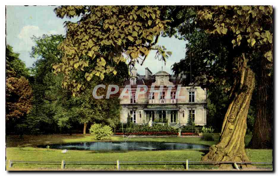 Choisy le Roi CPA Facade de la Mairie et le parc