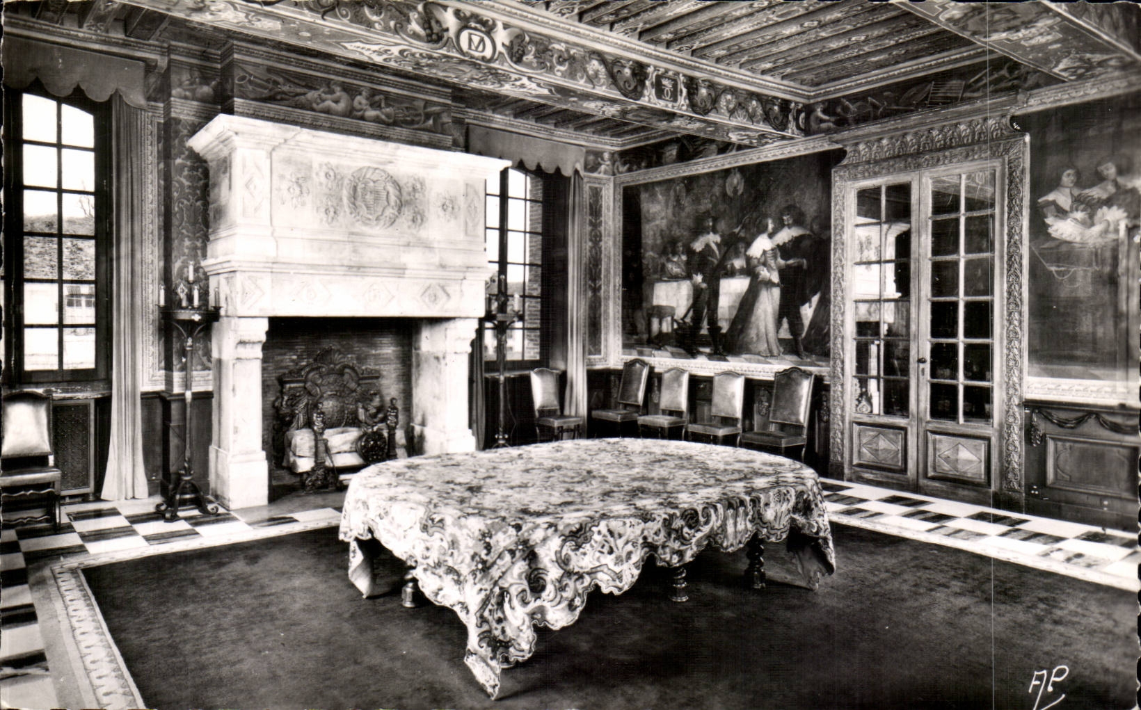 CPA Chateau de Gros bois La salle a manger