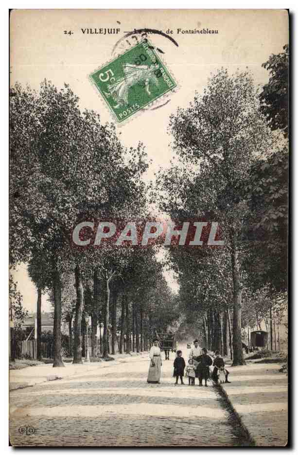 Villejuif CPA La route de Fontainebleau
